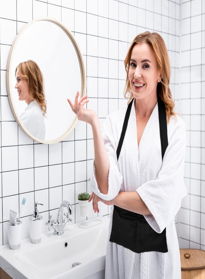 Tondiamo Mastectomy Drain Holder with 2 Shower Bag Adjustable Mastectomy Drain Pouch Waist Belt Breast Drainage Carrier for Mastectomy Breast Reduction Augmentation Recovery Support(Black) - Image 4